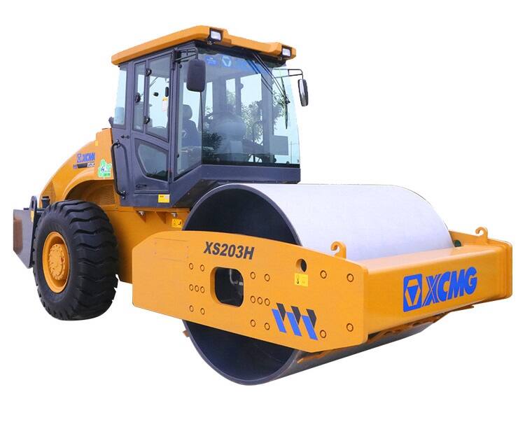 XCMG official 20 ton hydraulic compactor machine XS203H vibratory road roller compactors price